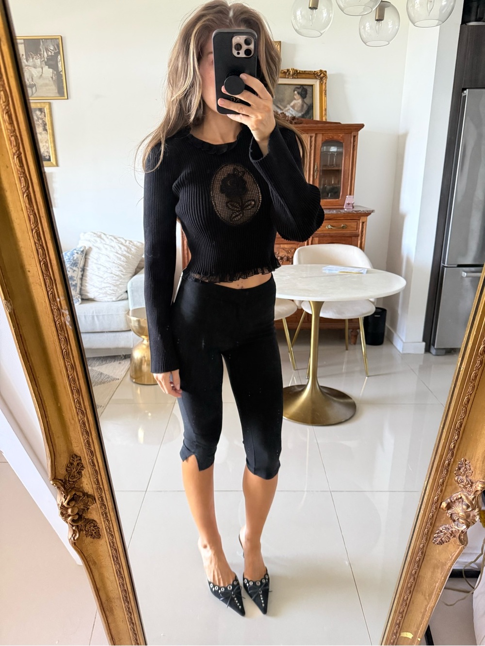 NWT For Love & Lemons Lyon Sweater